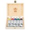 Schmincke Horadam Artist Gouache - Wooden Box, Set of 5, 15 ml